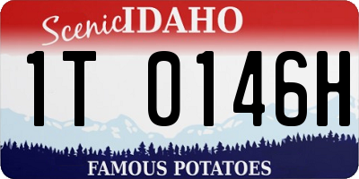 ID license plate 1T0146H