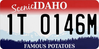 ID license plate 1T0146M