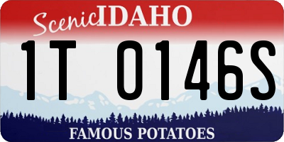 ID license plate 1T0146S