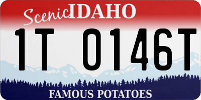 ID license plate 1T0146T