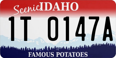ID license plate 1T0147A