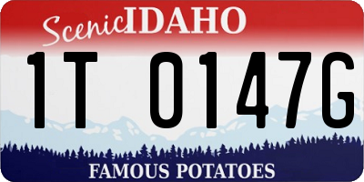 ID license plate 1T0147G