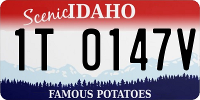 ID license plate 1T0147V