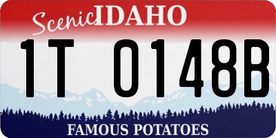 ID license plate 1T0148B