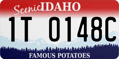 ID license plate 1T0148C