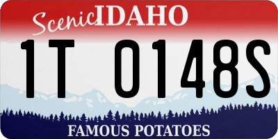 ID license plate 1T0148S