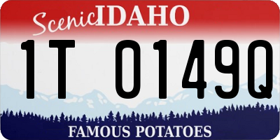 ID license plate 1T0149Q