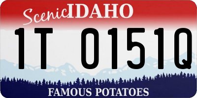 ID license plate 1T0151Q