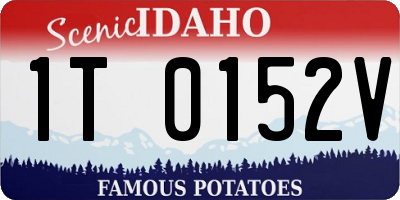 ID license plate 1T0152V