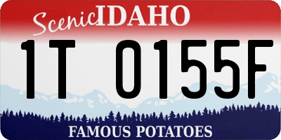 ID license plate 1T0155F