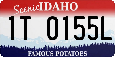 ID license plate 1T0155L