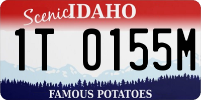 ID license plate 1T0155M