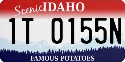 ID license plate 1T0155N