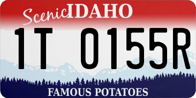 ID license plate 1T0155R