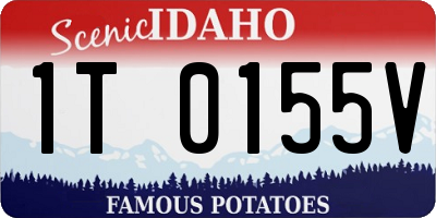 ID license plate 1T0155V