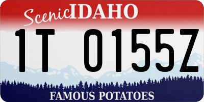 ID license plate 1T0155Z