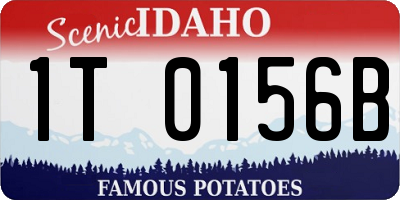 ID license plate 1T0156B