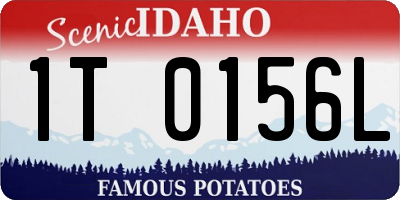 ID license plate 1T0156L