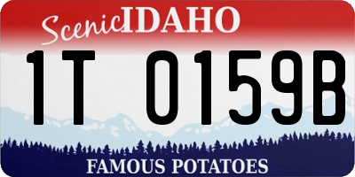 ID license plate 1T0159B