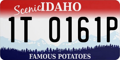 ID license plate 1T0161P