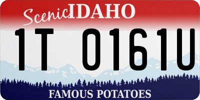 ID license plate 1T0161U