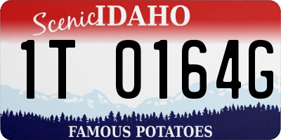 ID license plate 1T0164G