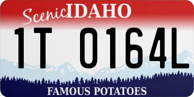ID license plate 1T0164L