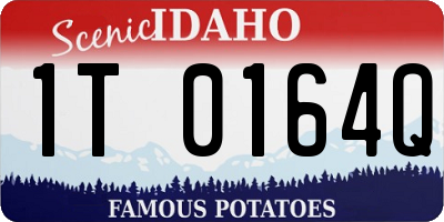 ID license plate 1T0164Q