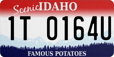 ID license plate 1T0164U