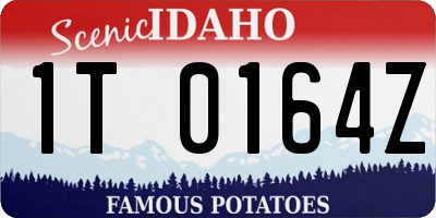 ID license plate 1T0164Z