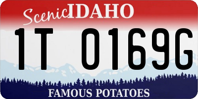ID license plate 1T0169G
