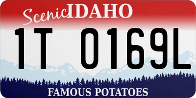 ID license plate 1T0169L