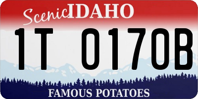 ID license plate 1T0170B