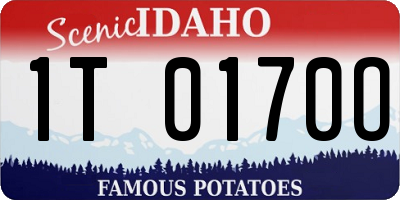 ID license plate 1T0170O