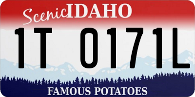 ID license plate 1T0171L