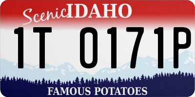 ID license plate 1T0171P