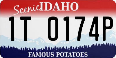 ID license plate 1T0174P