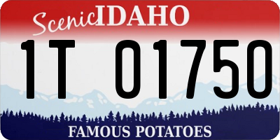 ID license plate 1T0175O