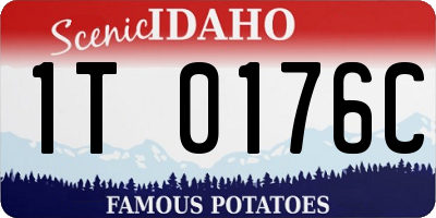 ID license plate 1T0176C