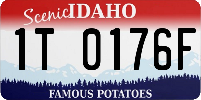 ID license plate 1T0176F