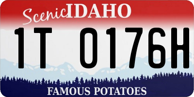 ID license plate 1T0176H