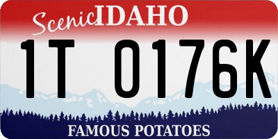 ID license plate 1T0176K