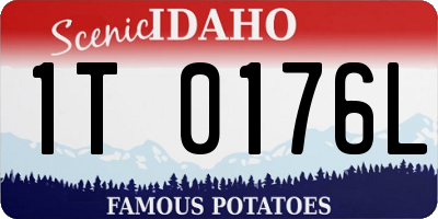 ID license plate 1T0176L