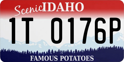 ID license plate 1T0176P