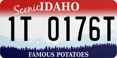 ID license plate 1T0176T