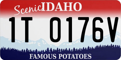 ID license plate 1T0176V