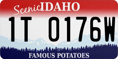 ID license plate 1T0176W