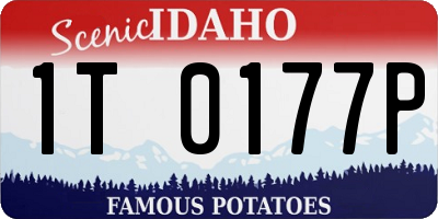 ID license plate 1T0177P