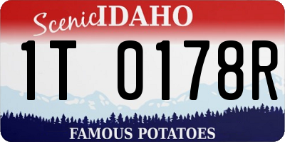 ID license plate 1T0178R