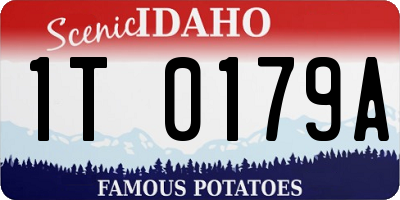 ID license plate 1T0179A